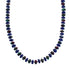 Native American Lapis and Bloodstone Sterling Silver Bead Necklace JX126881